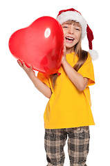 Image showing Girl with heart