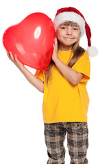 Image showing Girl with heart