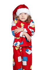 Image showing Little girl in pajamas