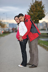 Image showing happy couple outdoor