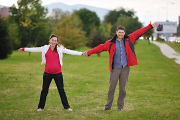 Image showing happy couple outdoor