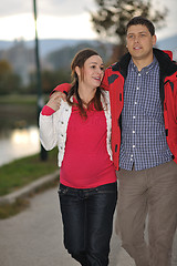 Image showing happy couple outdoor