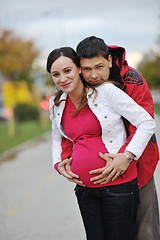 Image showing happy couple outdoor