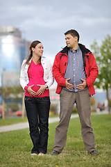 Image showing happy couple outdoor