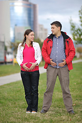 Image showing happy couple outdoor