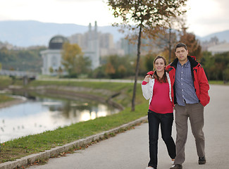 Image showing happy couple outdoor