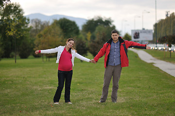 Image showing happy couple outdoor