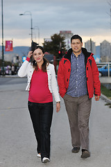 Image showing happy couple outdoor