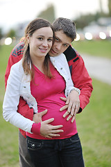 Image showing happy couple outdoor