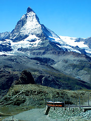 Image showing Matterhorn with train