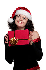 Image showing Christmas girl