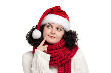 Image showing Christmas girl