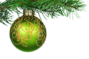 Image showing Christmas baubles