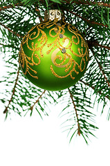 Image showing Christmas baubles