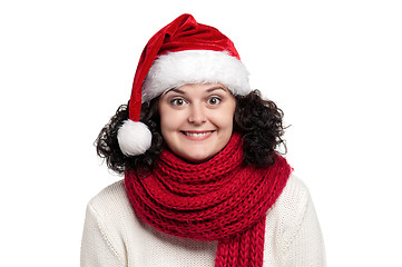 Image showing Christmas girl