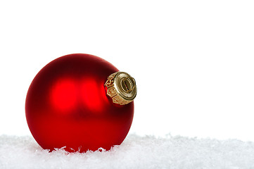 Image showing Red baubles