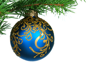 Image showing Christmas baubles