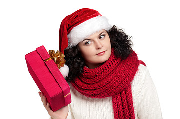 Image showing Christmas girl