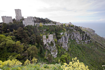 Image showing fortress of Erice