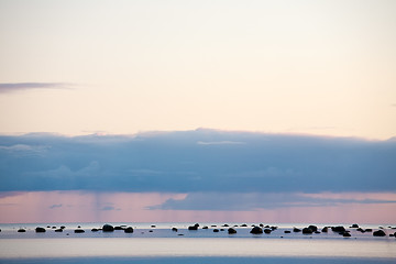 Image showing morning seascape