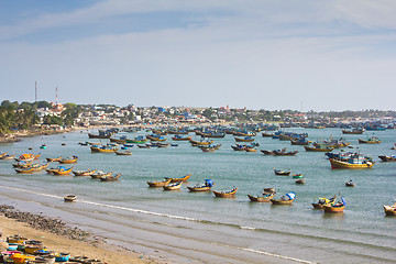 Image showing Fishing village in Mui Ne