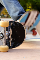 Image showing Skateboard abstract
