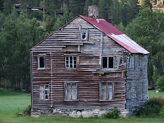 Image showing Old abandoned wooden house