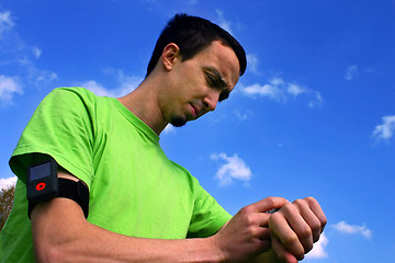 Image showing Young sporting boy