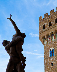 Image showing Florence statue and tower