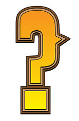 Image showing Western alphabet - question mark