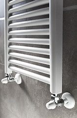 Image showing Bathroom heater perspective