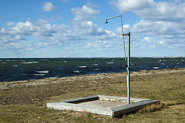 Image showing Outdoor shower