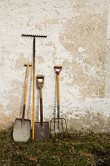 Image showing Garden tools