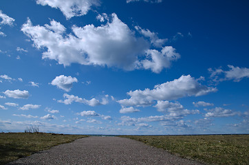 Image showing Path with blue sky