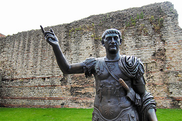 Image showing Emperor Trajan Statue