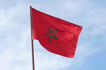 Image showing Moroccan flag