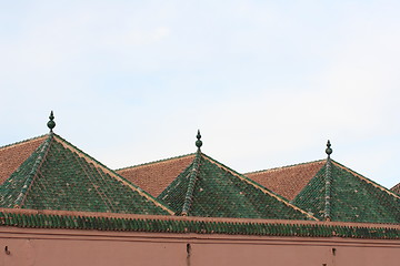 Image showing Moroccan roofs