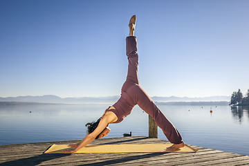 Image showing yoga woman