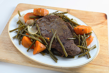 Image showing Pot roast ready for carving