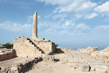 Image showing Apollo temple on Aegina