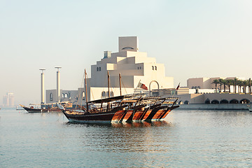 Image showing Dhows and museum