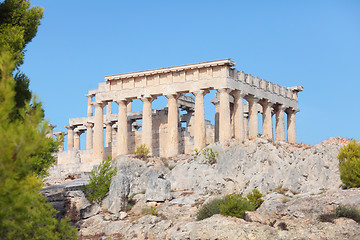 Image showing Temple of Aphaia, Aegina