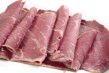 Image showing Corned beef closeup