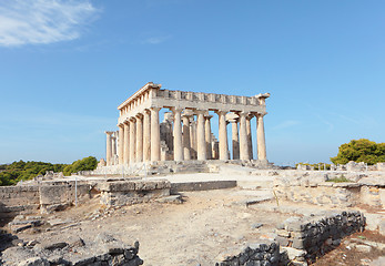 Image showing Temple of Aphaia in Aegina