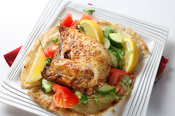 Image showing Israeli barbecue chicken