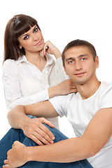 Image showing Portrait of a beautiful couple