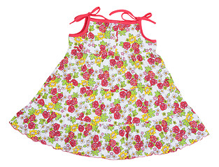 Image showing colored rose children's summer dress