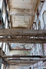 Image showing interior of the destroyed house