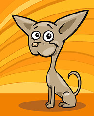 Image showing Chihuahua dog cartoon illustration