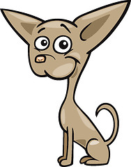 Image showing Chihuahua dog cartoon illustration